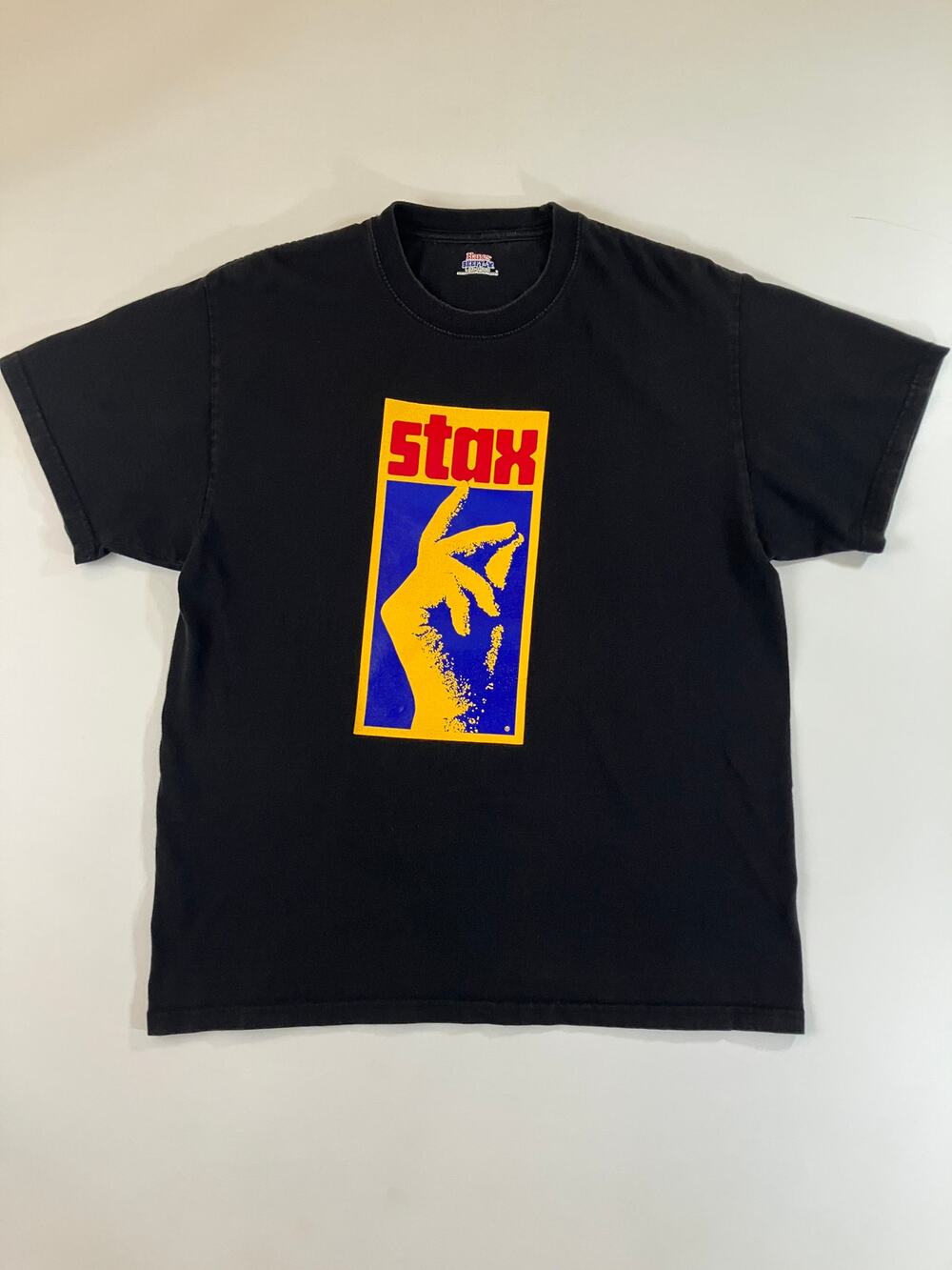 Stax Museum T Shirt L Hanes Beefy-T Black Memphis Soul Music Y2K Graphic Tee